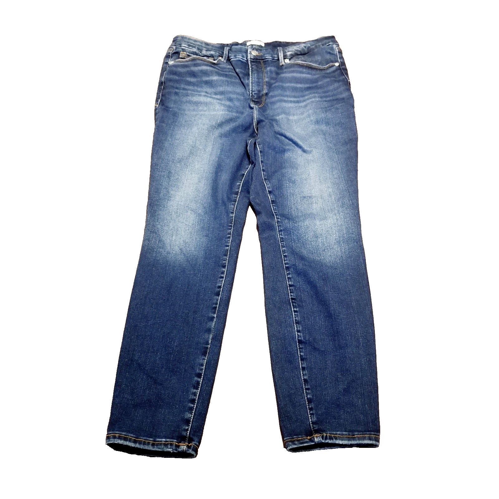 Good American Always Fits Jeans Women's Size 14-18 Blue Stretch Denim (34x28)